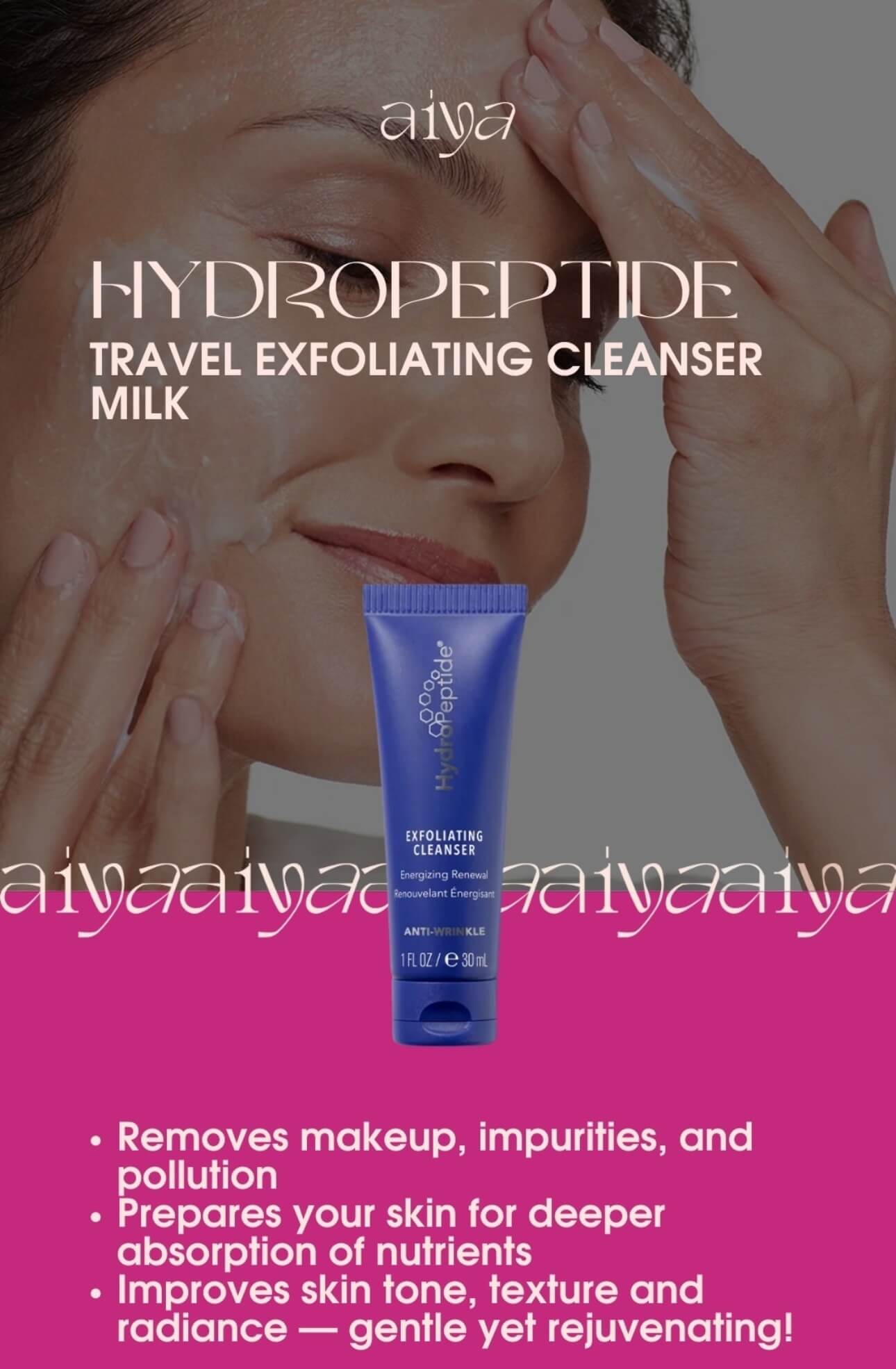 Hydropeptide TRAVEL Exfoliating Cleanser Milk
